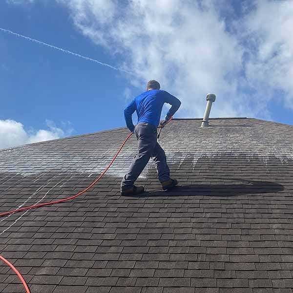 Roof Soft Washing in Tomball, TX